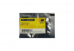 Чип Hi-Black к картриджу Oki C822 (44844615), C, 7,3K Чип Hi-Black к картриджу Oki C822 (44844615), C, 7,3K