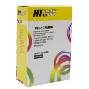  Hi-Black (PFI-107MBK)  Canon iPF680/685/780/785, MBK