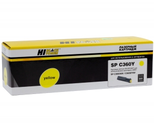 �����-�������� Hi-Black (HB-SPC360Y) ��� Ricoh Aficio SPC360DNw/SFNw/SNw/SPC361SFNw, Y, 5K