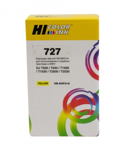  Hi-Black (B3P21A)  HP DJ T920/T1500, Yellow, 727, 130 