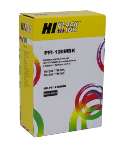  Hi-Black (PFI-120MBK)  Canon TM-200/205/300/305, matte black