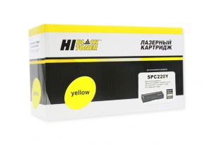  Hi-Black (HB-SPC220Y)  Ricoh Aficio SPC220DN/C221DN/C222SF/C240DN, Y, 2K