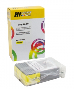  Hi-Black (HB-PFI-102Y)  Canon IPF-510/600/710, Y