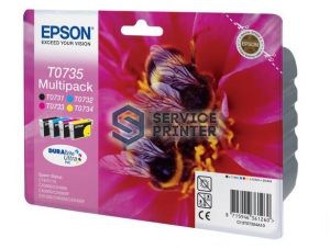  ( 4) Epson C79/C110/T30/TX200 (O) T07354A10/T10554A10, BK,,M,Y