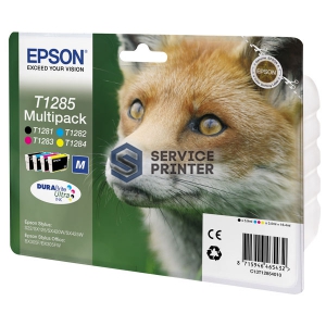  ( 4) Epson Stylus S22/SX125/SX420W/SX425W () BK,C,M,Y, C13T12854012